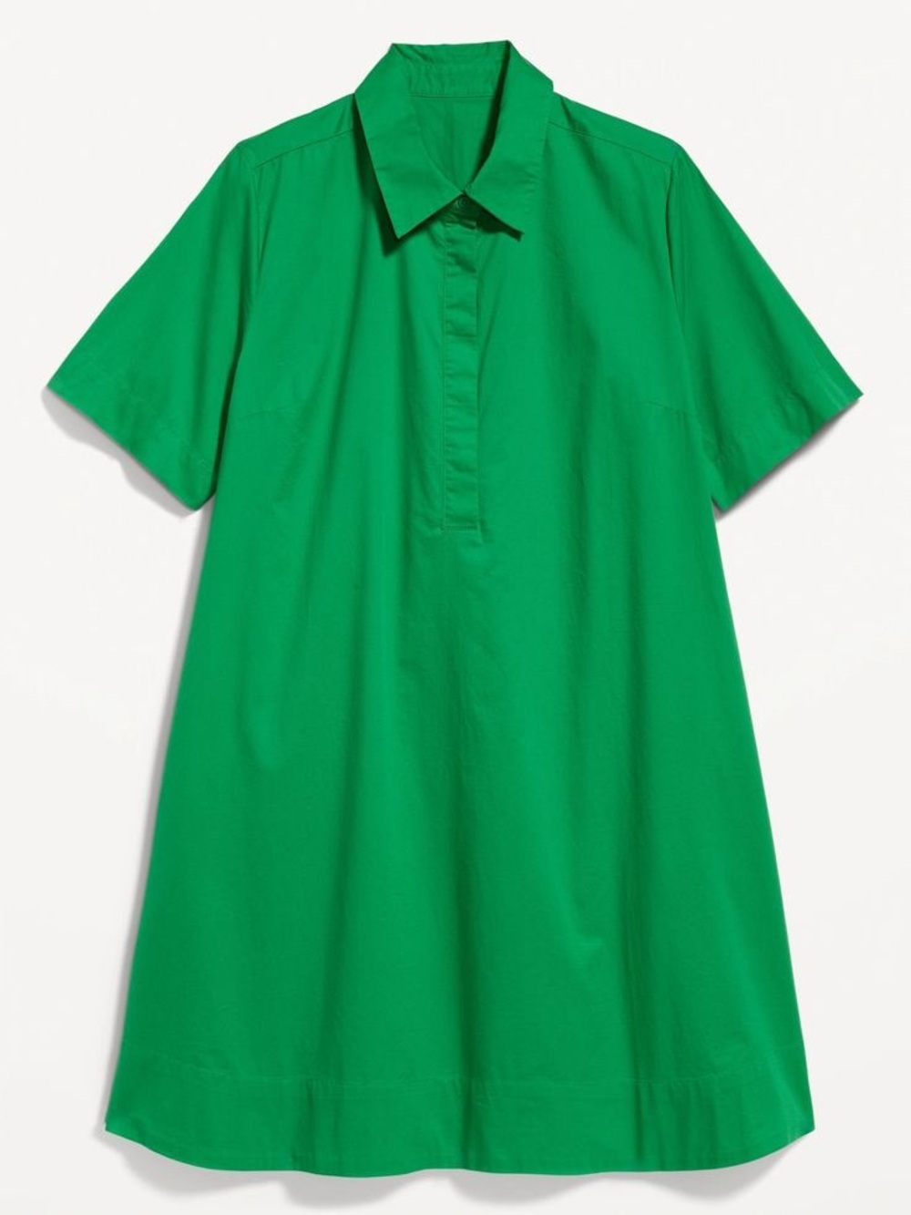 Old Navy Vibrant Green Button-Front Dress